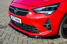 Sonderaktion Frontspoiler Cuplippe Splitter aus ABS für Opel Corsa F GS-Line