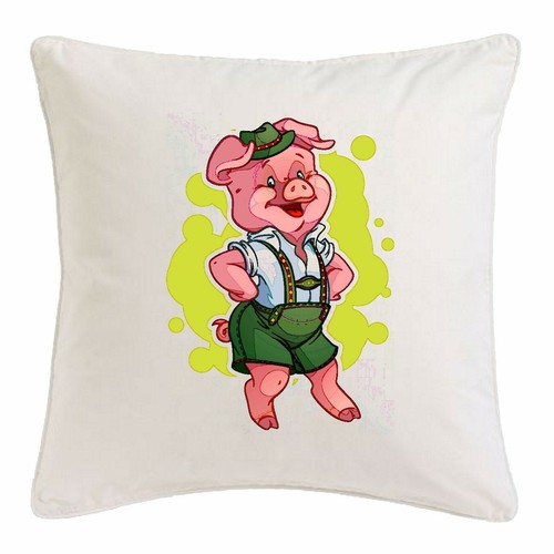 Kissenbezug 40x40cm schwein - kissenbezug,