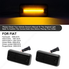 6PCS Led Seitenmarkierungsleucht Seitenblinker Für Fiat Ducato Citroen Peugeot 