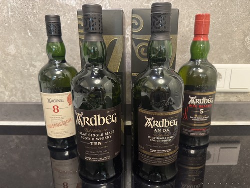 Flaschen ardbeg 5 - 4x,
