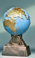 1 Weltkugel Figur aus Resin