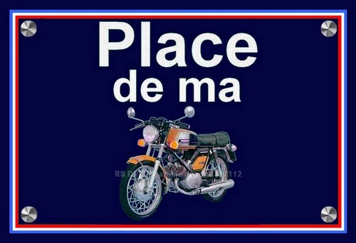 Plakette place de - ",