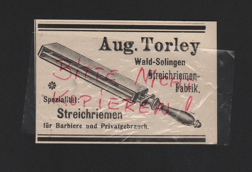 Solingen wald werbung 1909 - solingen-wald,,