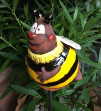 Keramik Biene Maja Gartenkugel