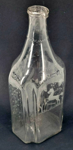 Große biedermeier glas - große,