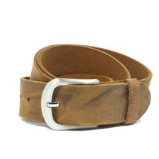 Ledergürtel 4 cm breit braun