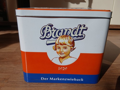 Alte brandt keksdose blechdose - brandt,