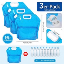 3Stk 10L Wasserkanister