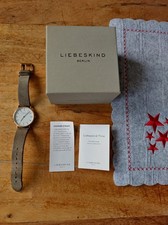 Liebeskind Unisex Damen oder Herren Armbanduhr Lederarmband sehr schön