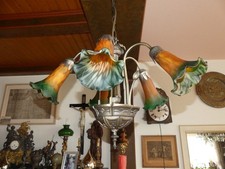 Art déco Blütenlampe /