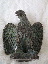 Antike alte Adler Skulptur aus Bronze H.6,5cm B.7cm T.4,7cm, Gewicht 192g