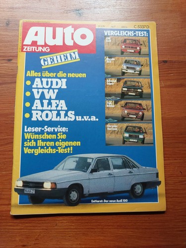 Auto zeitung 1979 - zeitung, vw