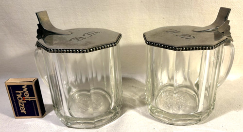 Bierkrug glas brüder - bierkrug;,