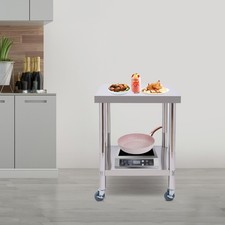 60x60cm Edelstahltisch mit