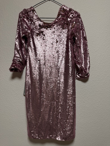 Damen minikleid rosa xs - h&m,