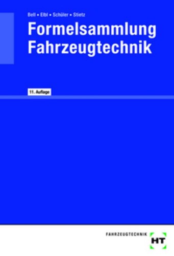 Formelsammlung fahrzeugtechnik - formelsammlung,
