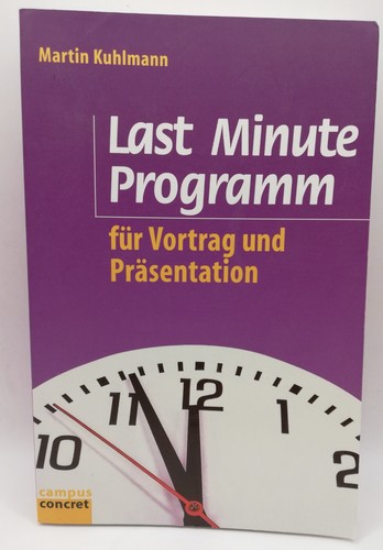 Last minute programm für - minute,