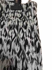 Damen Hose Stretch Jeans H&M Gr. L 42/44 grau schwarz neu seitlicher Verschluss