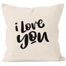 Kissen-Bezug Ich liebe Dich I