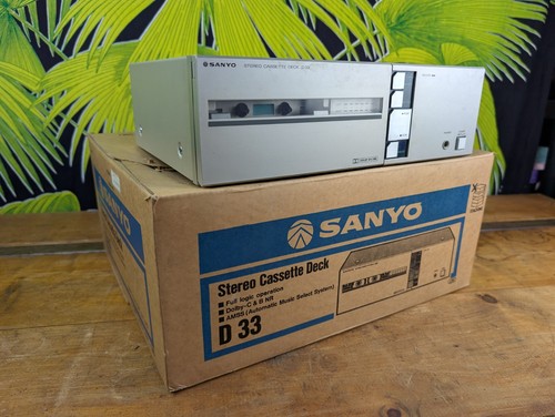 Sanyo stereo tape deck - 33,