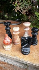 Schach Figuren Aus Massiv Stein Komplett
