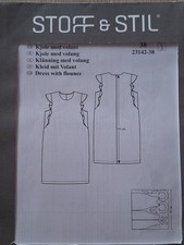 Schnittmuster, Stoff und Stiel 23142, Volantkleid verschiedene Größen, Gr. 38