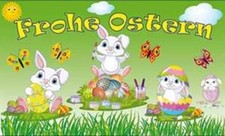 Fahne Flagge Frohe Ostern