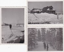 3 x Foto - Winter an der