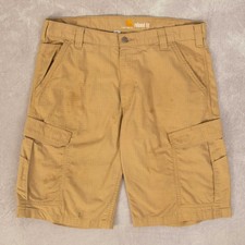 Carhartt Vintage Checked Cargo Shorts W36 Herren Braun Workwear