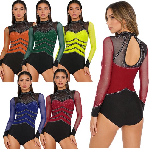 Damen turnanzug glitzer - damen,