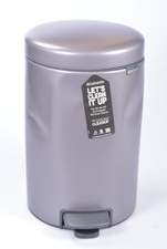 Brabantia 113628 Treteimer 12 Liter Mülleimer Stahl mit Kunstoff-Inneneimer