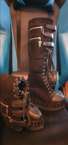 Plateau stiefel - plateau,