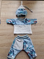 Puppenkleidung 43 cm Stitch 3 Tlg. Set Handmade Neu