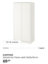 IKEA Kleppstad Kleiderschrank
