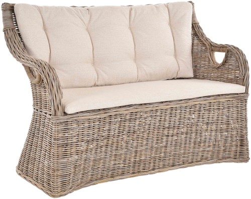 Zweisitzer bank rattan sofa - zweisitzer-bank, rattan-sofa