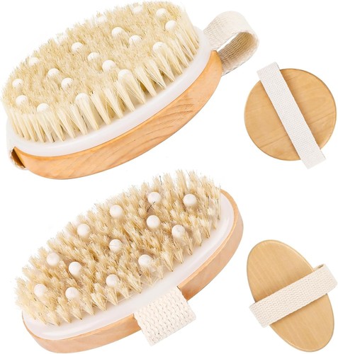 Trockenbürste lymphdrainage - trockenbürste, 2