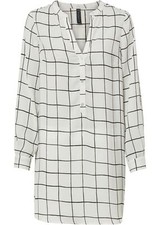 Neu Longbluse Gr. 38 Wollweiß