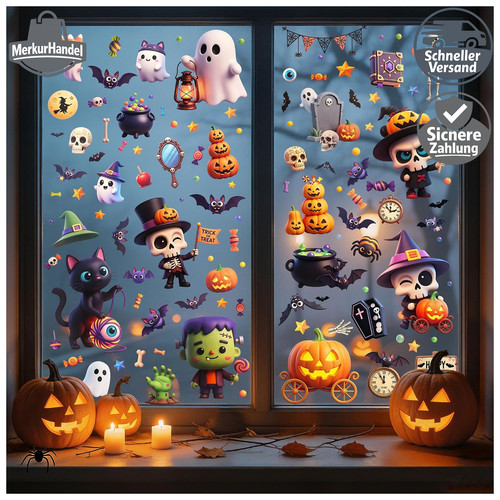 Halloween fensterbilder - halloween,