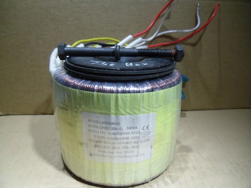 Ringkerntrafo 500va 30 60v - 500va, 30/60v