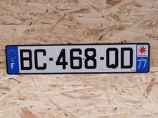 NUMMERNSCHILD FRANKREICH IN EU