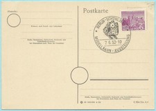 Berlin PK SSt. Modellbahn-Ausstellung 1952 mit MiNr. 45 (16_23)