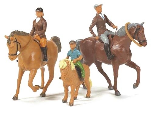 Pferde und reiter modell - und,