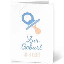 Große Karte zur Geburt XXL