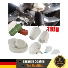 Felgen Polierset Für bohrmaschine DE Tool 11tlg Polieraufsatz Werkzeug Felgen