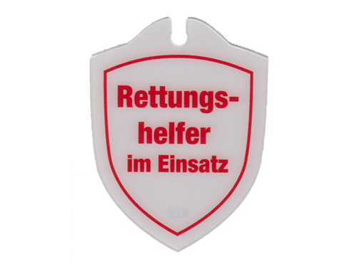 Wappenschild rettungshelfer - wappenschild,