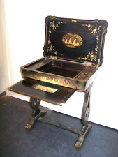 Biedermeier Nähtisch  Sewing Table viktorianisch  Lacktisch