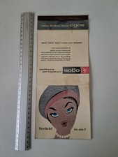 ~~ OGOS Streichholzheft ( Großformat )