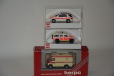 Feuerwehr Düsseldorf Land Rover,Busch, NEF, RTW