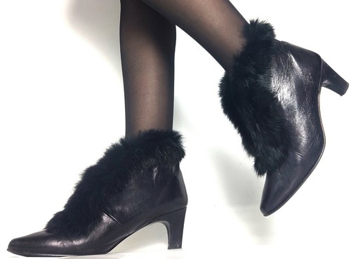 Bolero echt leder stiefelette - leder,