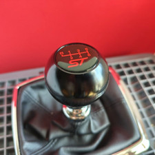 SCHWARZ kurz ball SPORT 6-g SCHALTKNAUF FÜR FORD FOCUS MK3 MK4 FIESTA MK7 ST RS